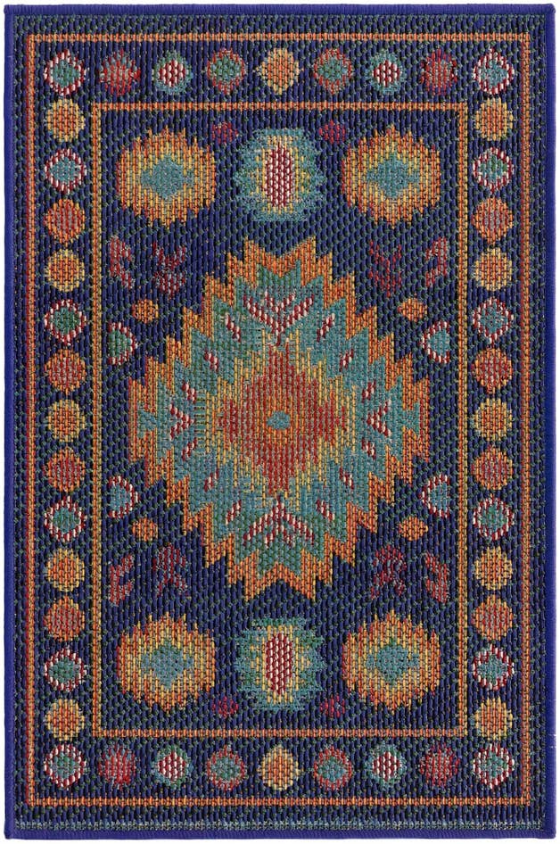 Detail image of 2' x 3' 1 Easy-Clean Baja Indoor / Outdoor Rug
