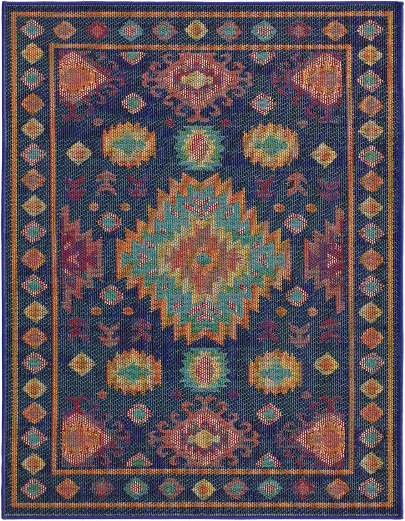 4' 1 x 6' 1 Easy-Clean Baja Indoor / Outdoor Rug