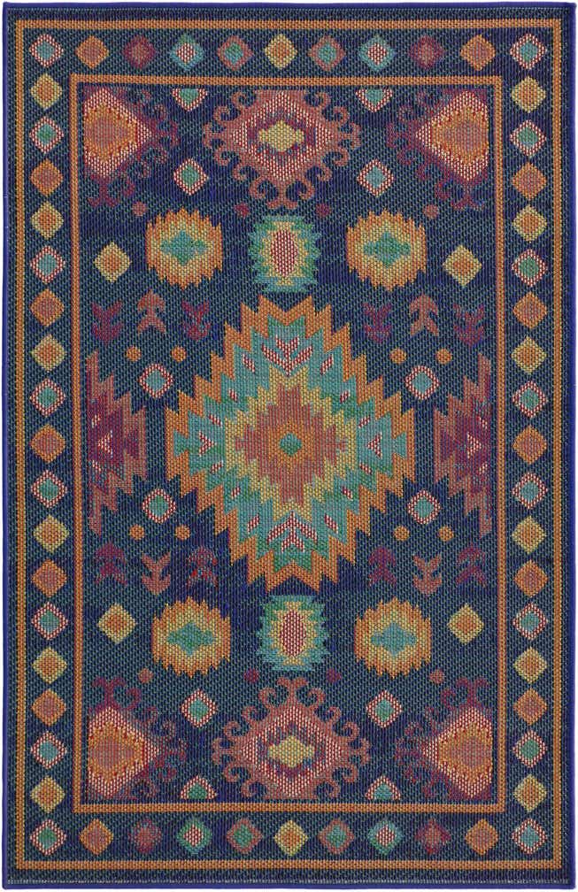 4' 1 x 6' 1 Easy-Clean Baja Indoor / Outdoor Rug