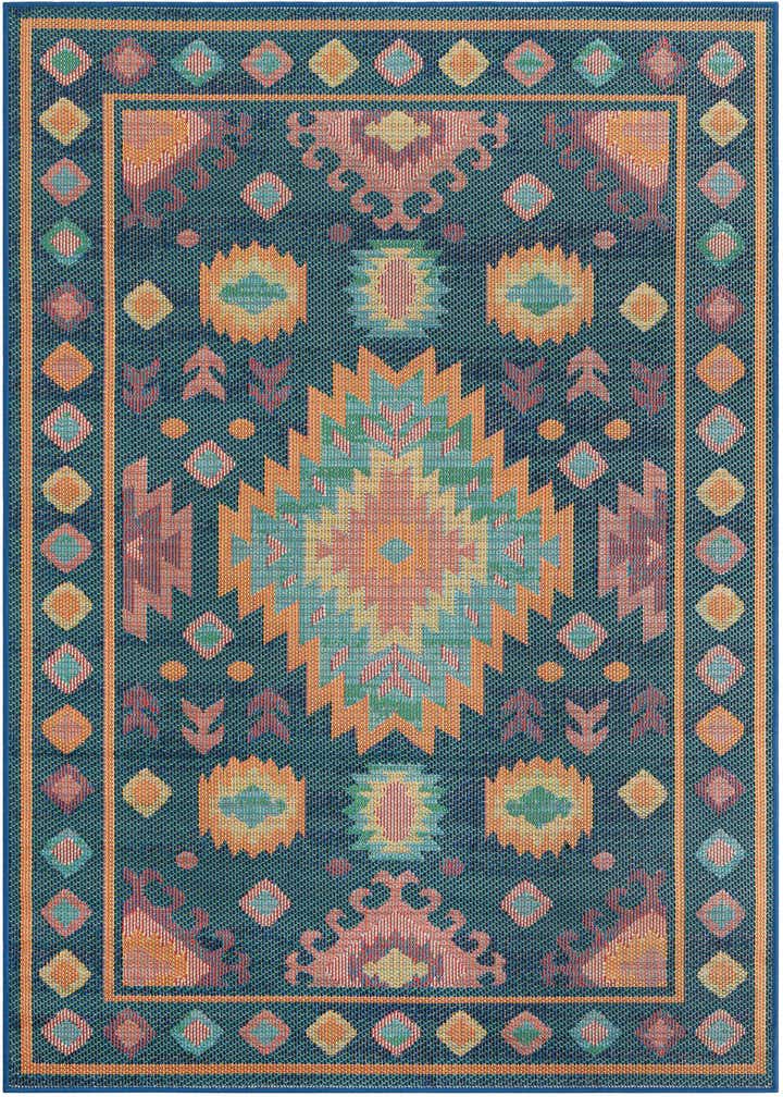 5' 3 x 8' Easy-Clean Baja Indoor / Outdoor Rug