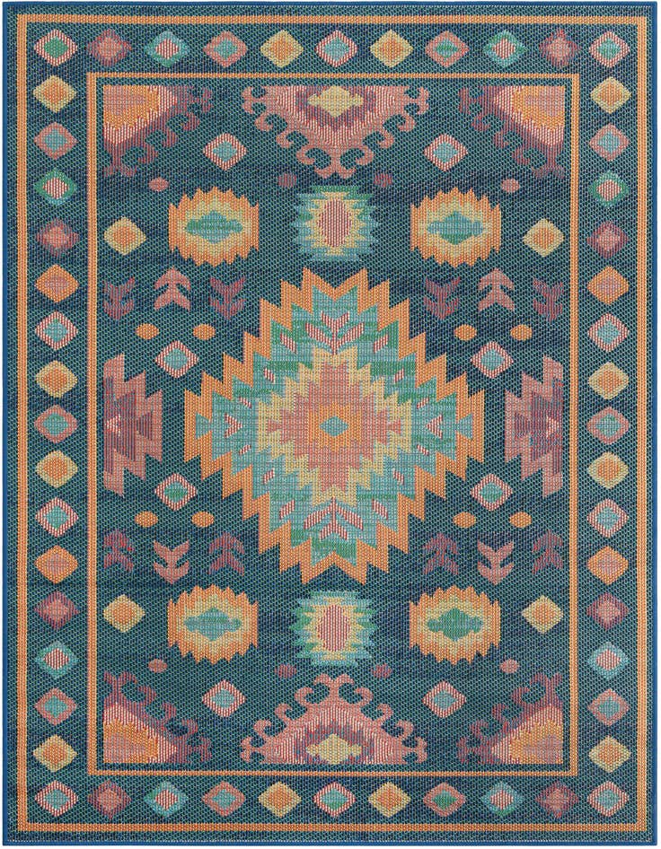 Detail image of 5' 3 x 8' Easy-Clean Baja Indoor / Outdoor Rug