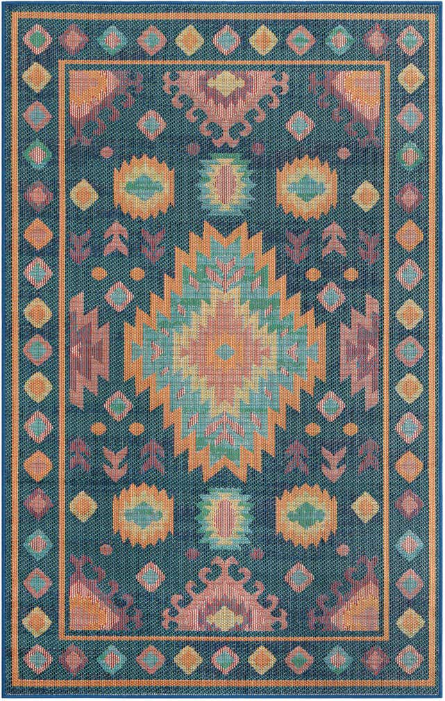 5' 3 x 8' Easy-Clean Baja Indoor / Outdoor Rug