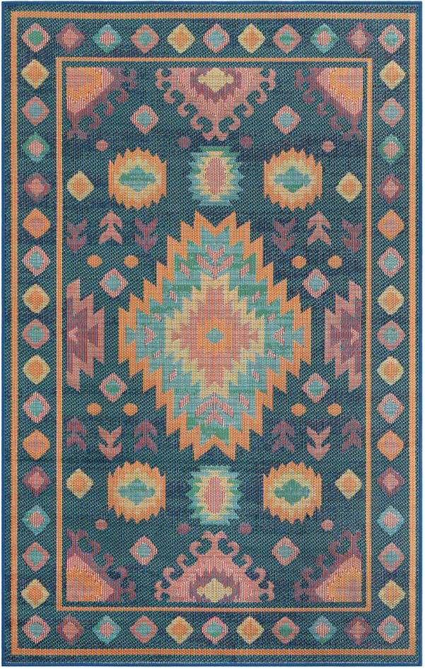 Detail image of 5' 3 x 8' Easy-Clean Baja Indoor / Outdoor Rug