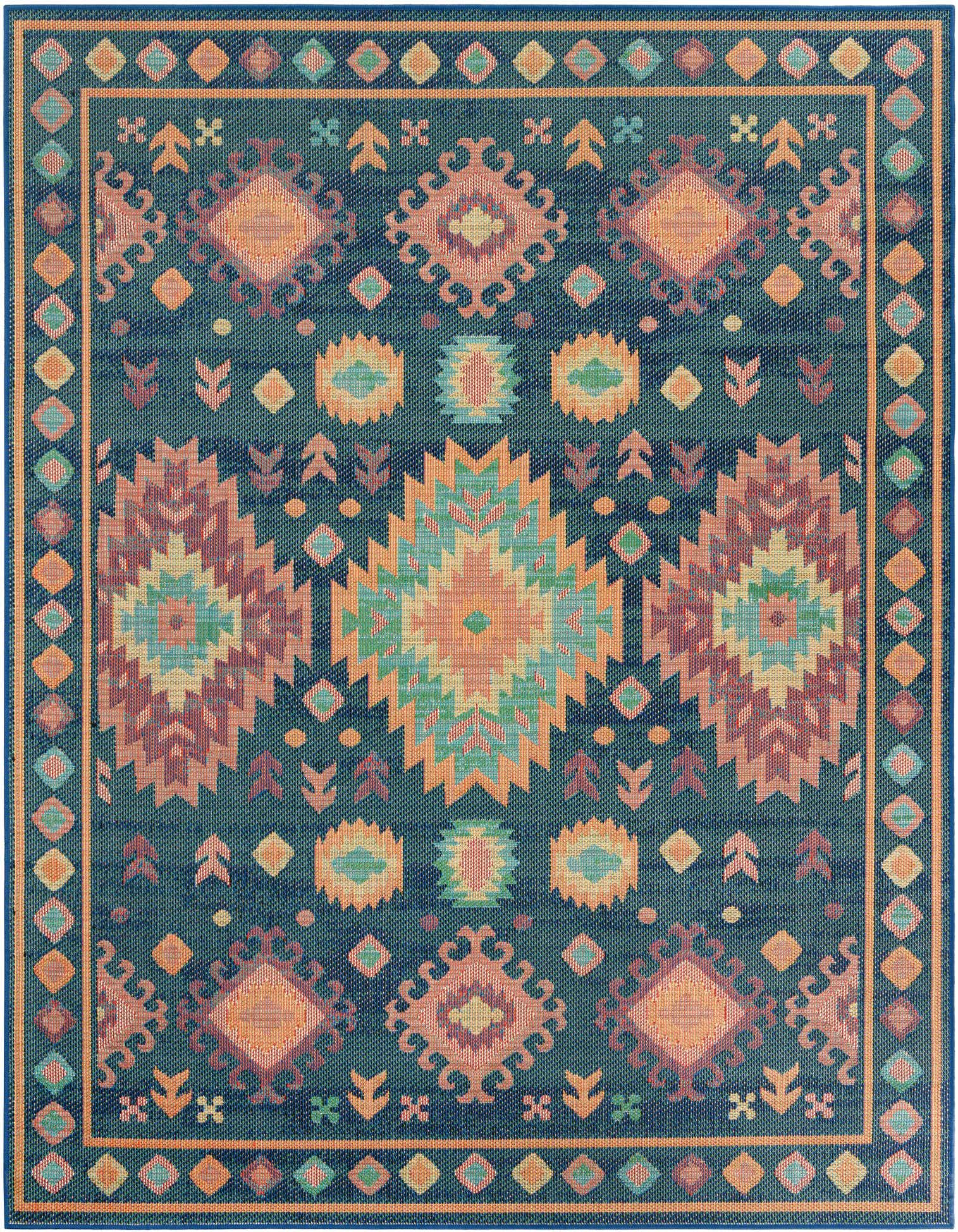 7' 10 x 10' Easy-Clean Baja Indoor / Outdoor Rug