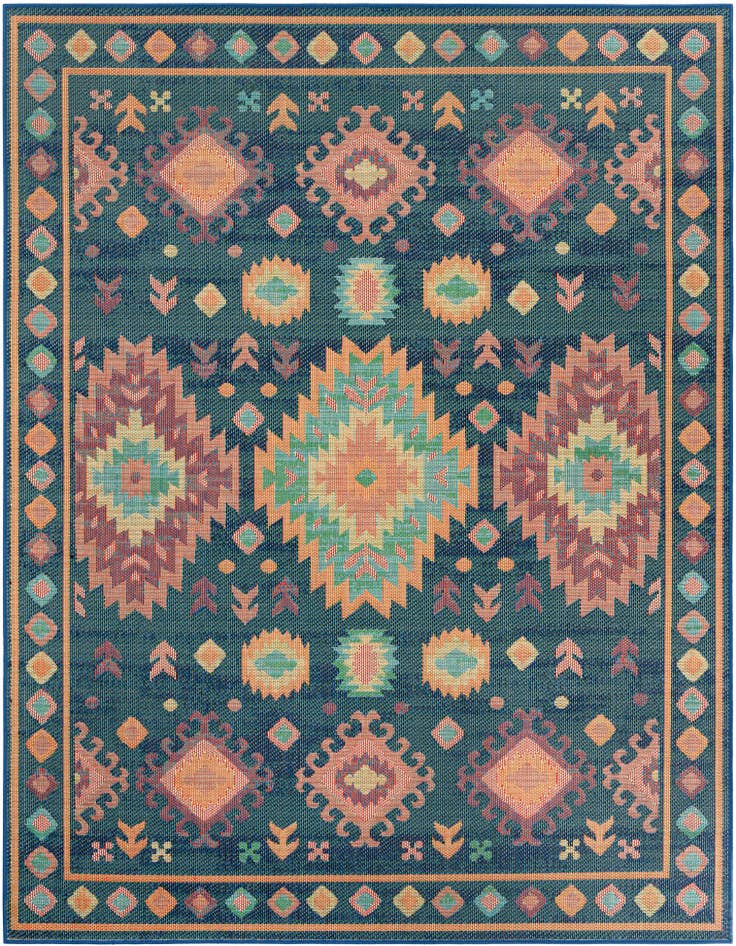 Detail image of 7' 10 x 10' Easy-Clean Baja Indoor / Outdoor Rug