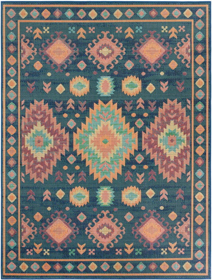 Detail image of 7' 10 x 10' Easy-Clean Baja Indoor / Outdoor Rug