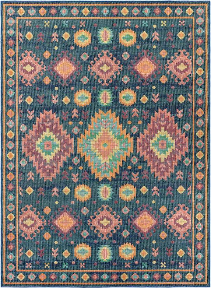 Detail image of 9' x 12' Easy-Clean Baja Indoor / Outdoor Rug