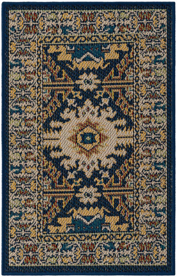 Detail image of 2' x 3' Easy-Clean Baja Indoor / Outdoor Rug