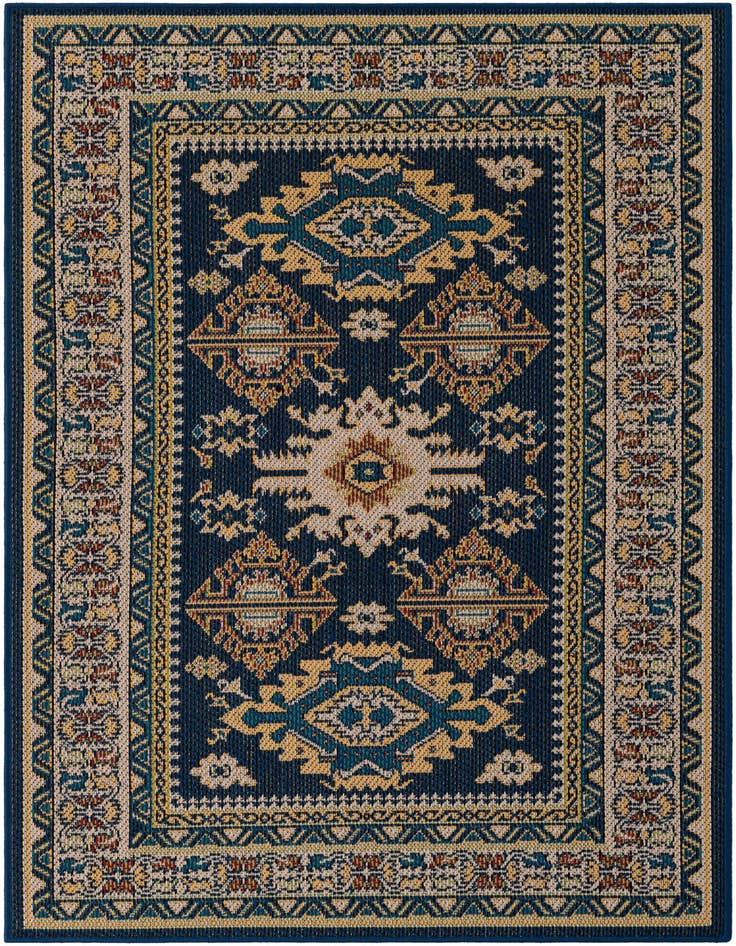Detail image of 4' x 6' Easy-Clean Baja Indoor / Outdoor Rug