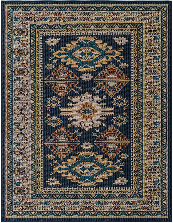 Detail image of 5' 3 x 8' Easy-Clean Baja Indoor / Outdoor Rug