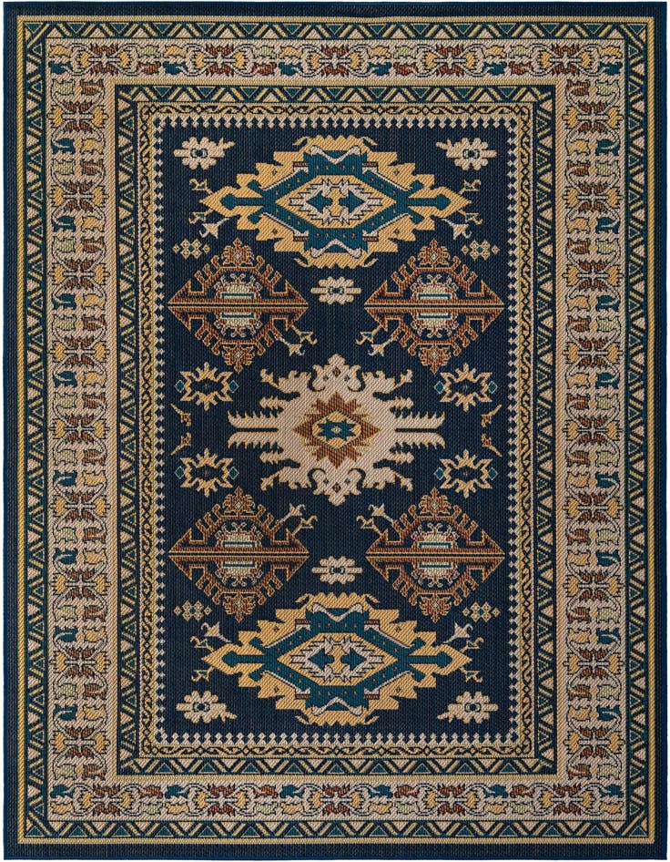Detail image of 6' x 9' Easy-Clean Baja Indoor / Outdoor Rug