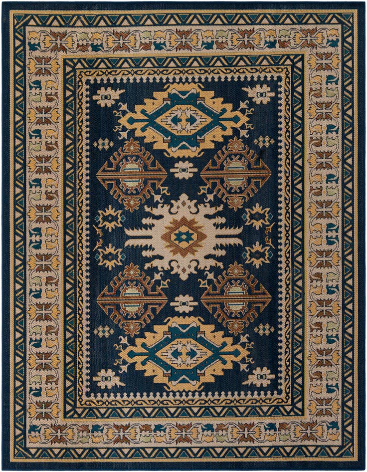 Detail image of 7' 10 x 10' Easy-Clean Baja Indoor / Outdoor Rug