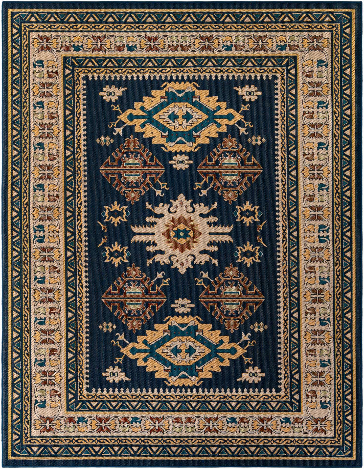 9' x 12' Easy-Clean Baja Indoor / Outdoor Rug