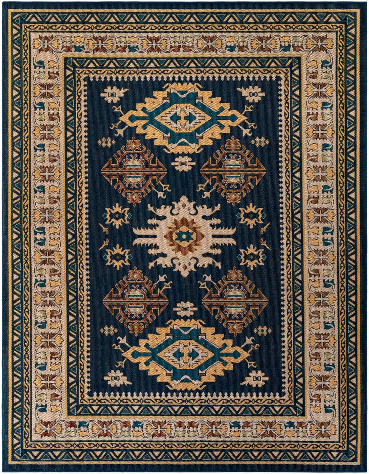 Detail image of 9' x 12' Easy-Clean Baja Indoor / Outdoor Rug