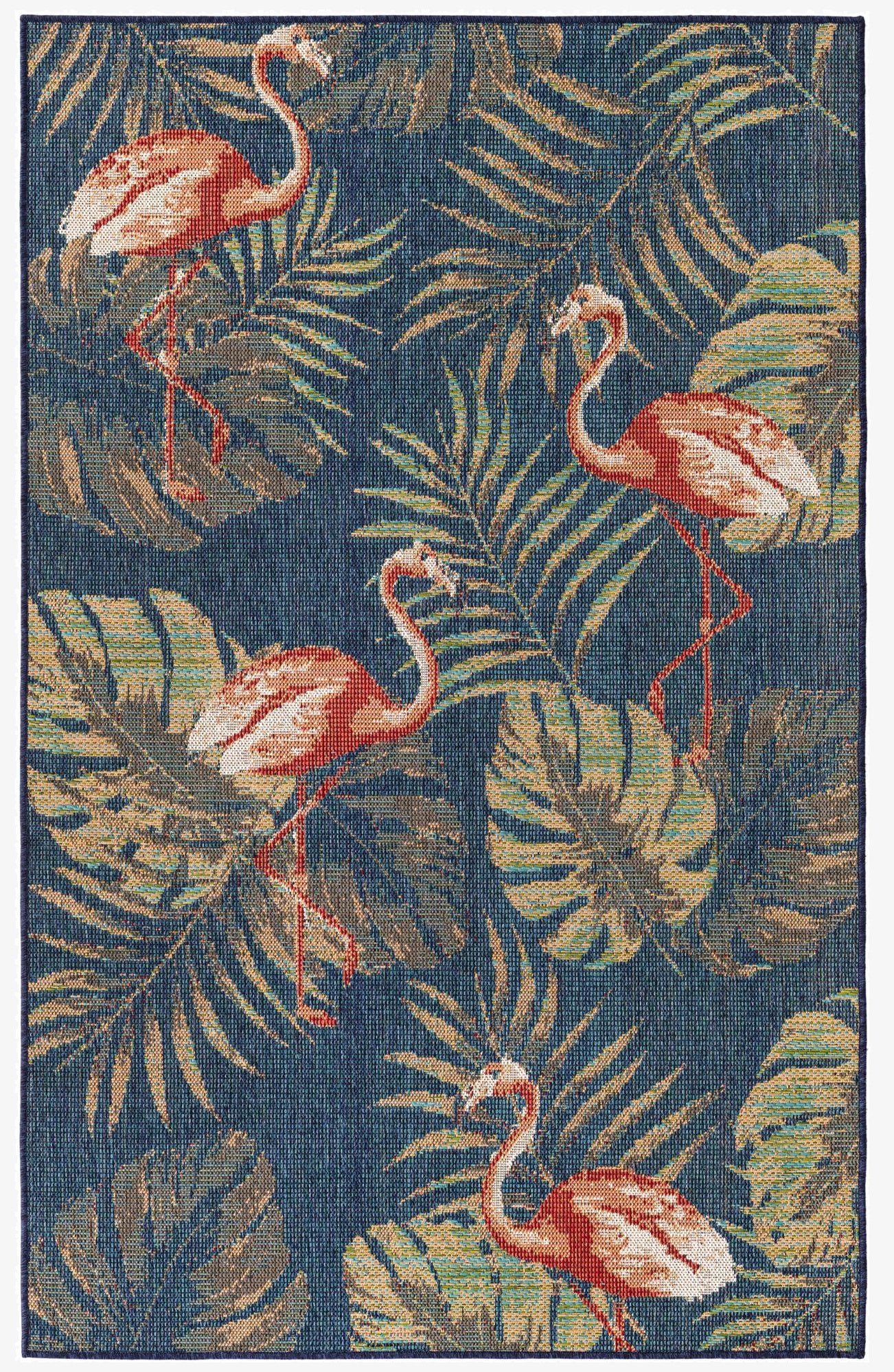 5' 3 x 7' 7  Washable Baja Indoor / Outdoor Rug