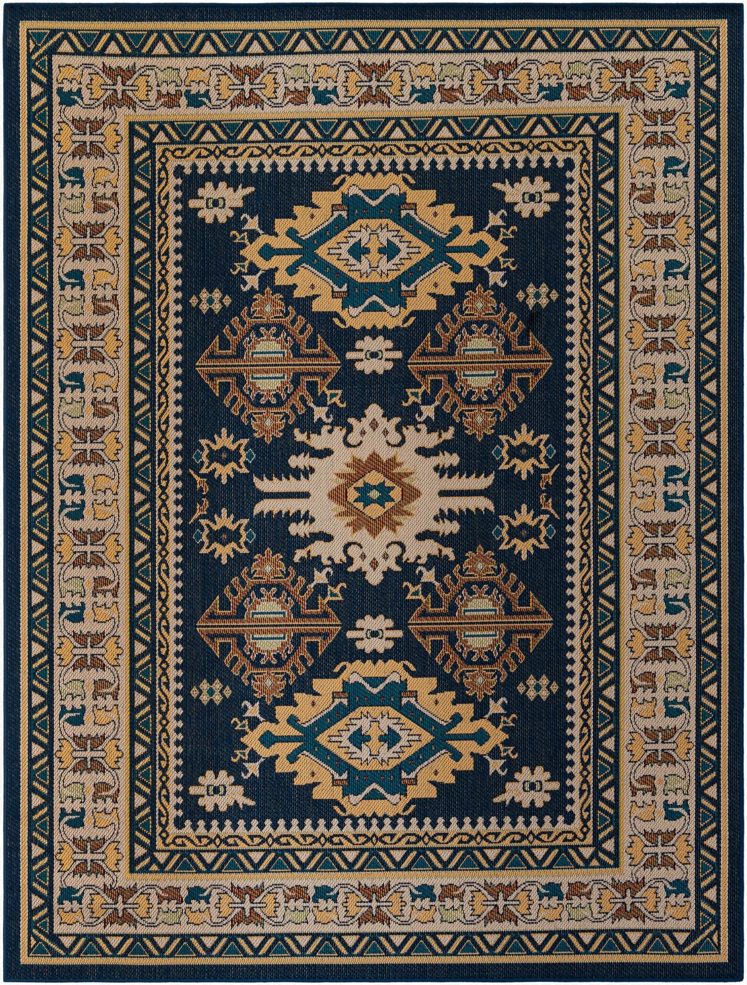 7' 10 x 10'  Washable Baja Indoor / Outdoor Rug