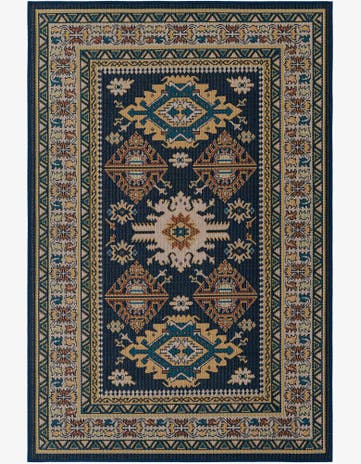 5' 3 x 8' Easy-Clean Baja Indoor / Outdoor Rug