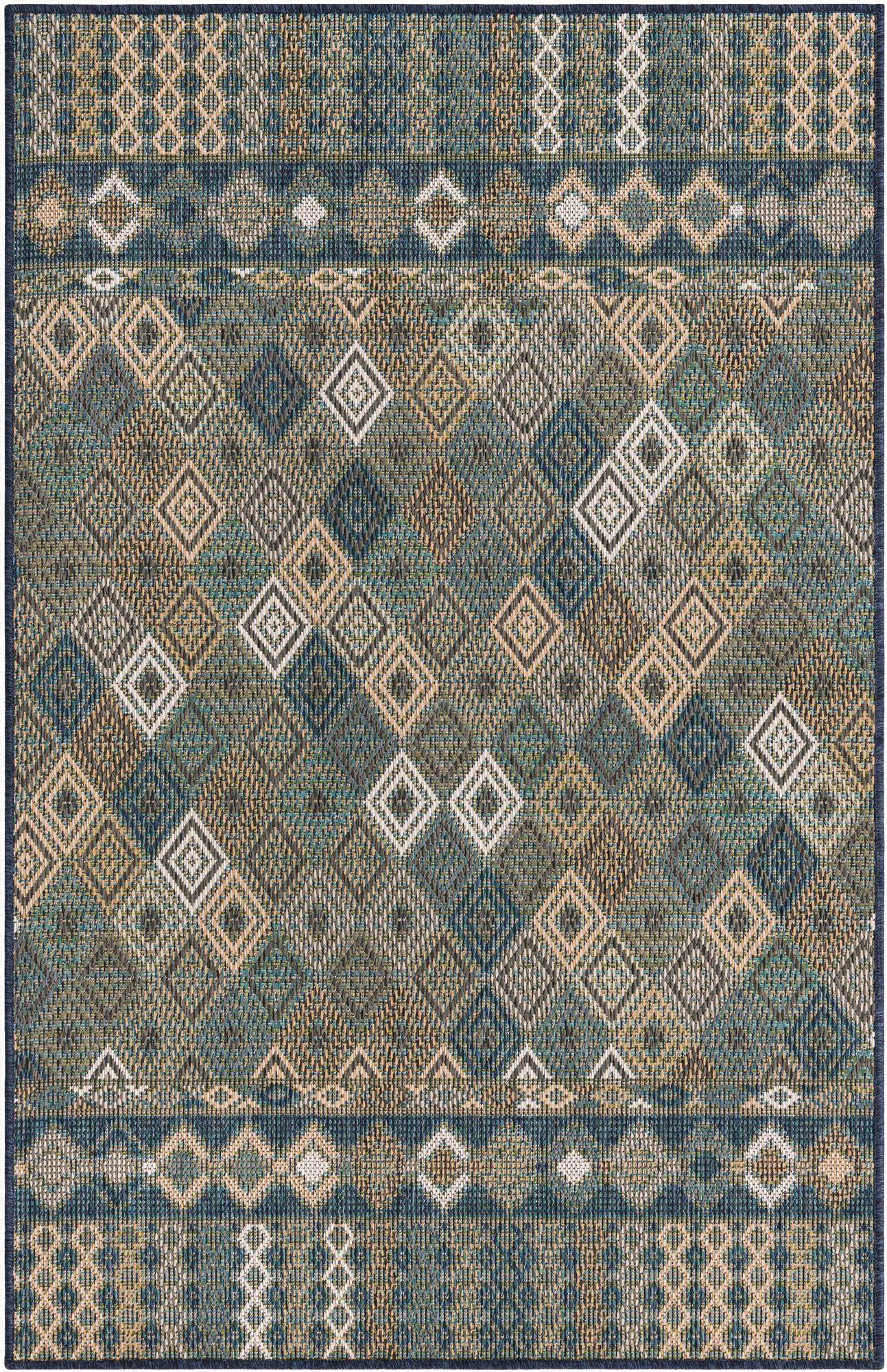 4' x 6'  Washable Baja Indoor / Outdoor Rug