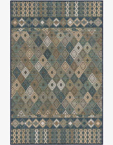4' x 6' Easy-Clean Baja Indoor / Outdoor Rug
