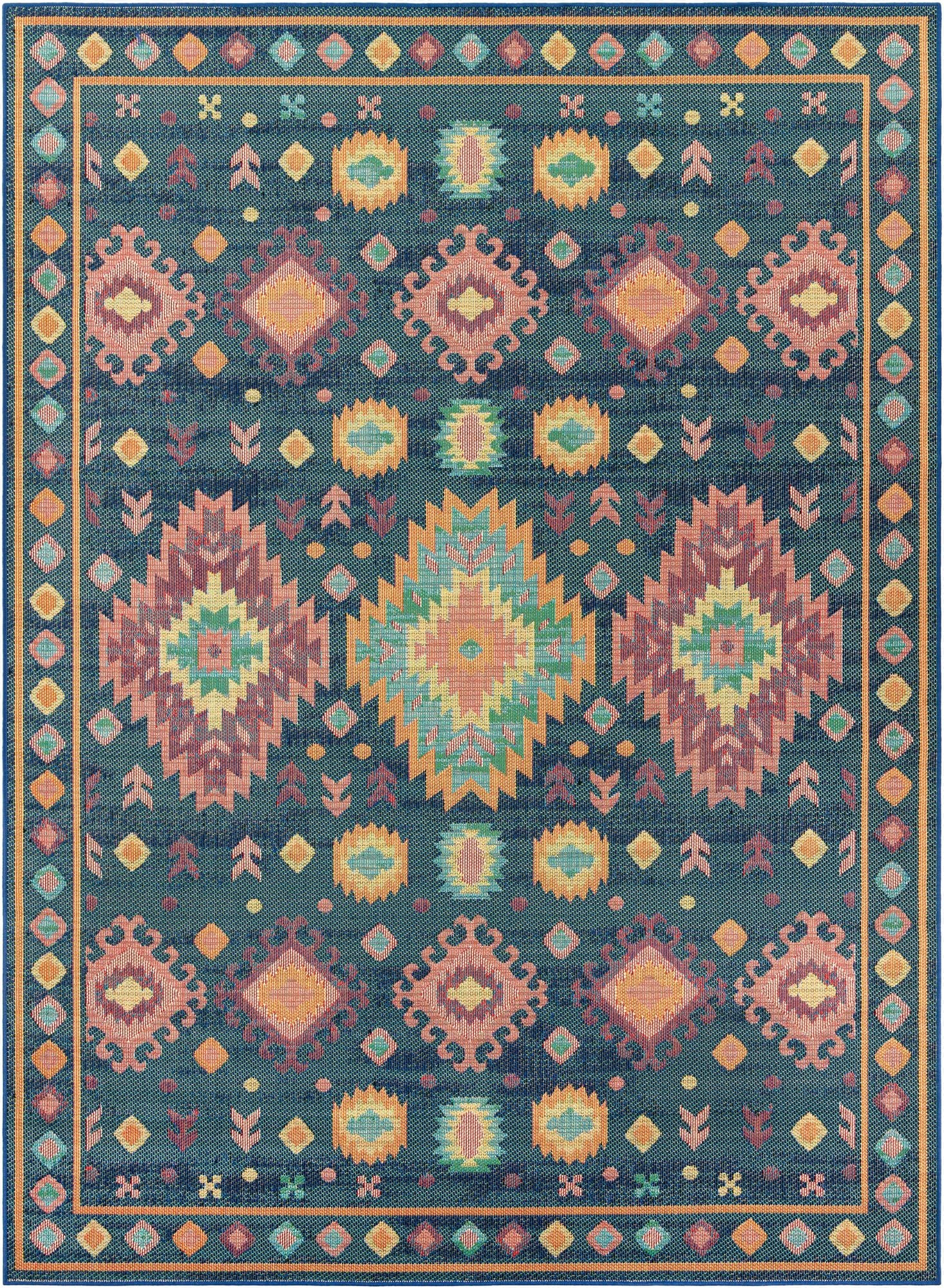 9' x 12'  Washable Baja Indoor / Outdoor Rug