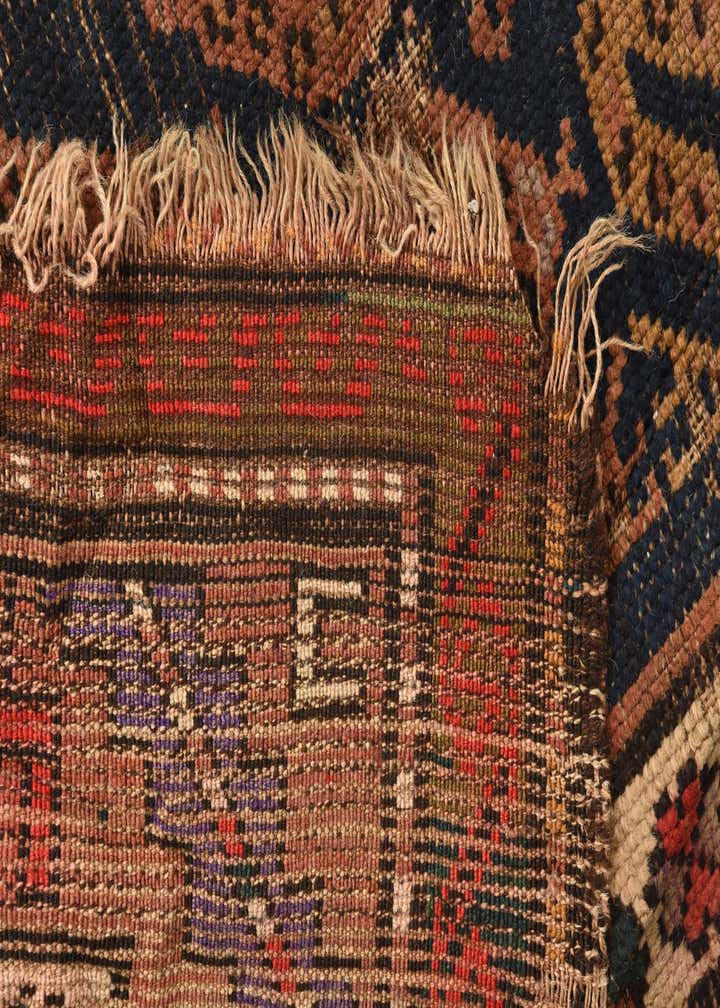 3' 5 x 6' 8 Hand Knotted Bakhtiar Persian Wool Rug