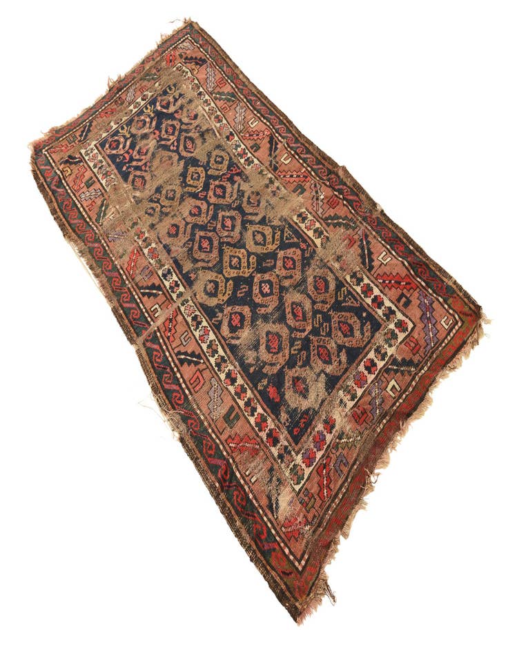 Detail image of 3' 5 x 6' 8 Hand Knotted Bakhtiar Persian Wool Rug