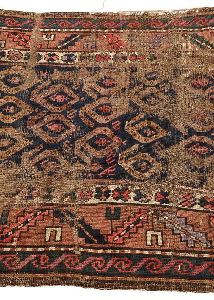 3' 5 x 6' 8 Hand Knotted Bakhtiar Persian Wool Rug