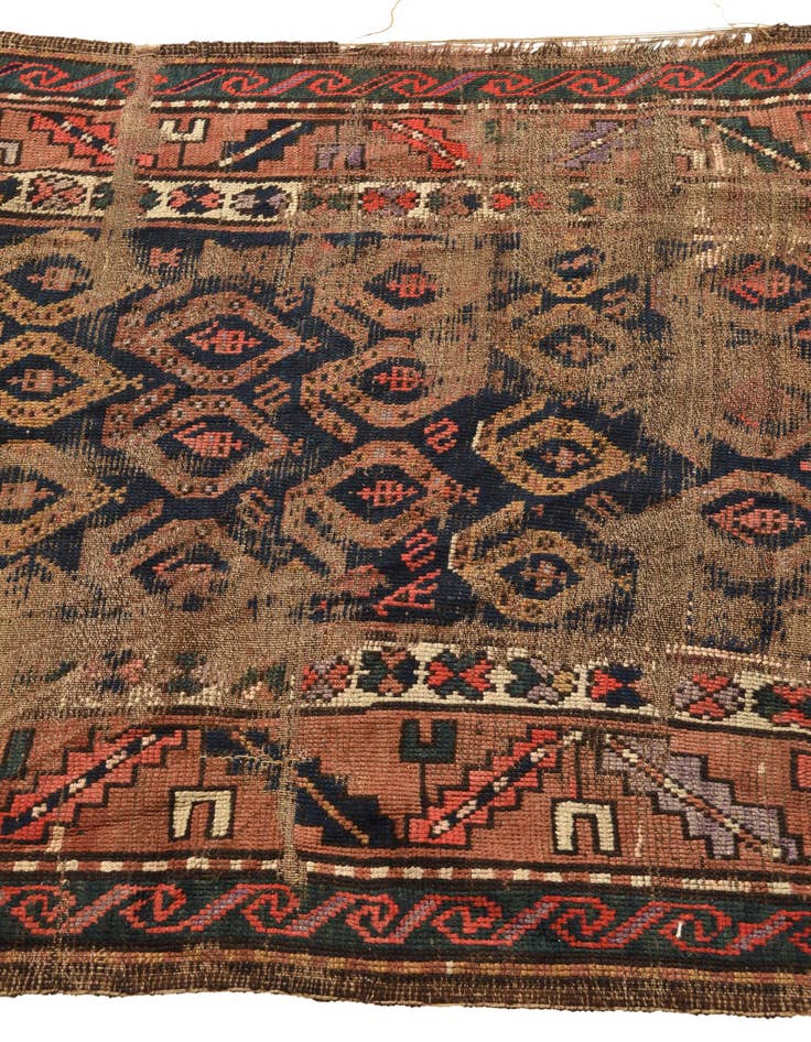 Detail image of 3' 5 x 6' 8 Hand Knotted Bakhtiar Persian Wool Rug
