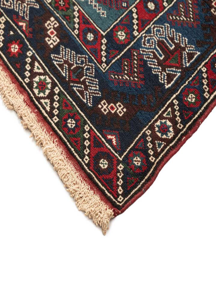 4' 1 x 6' 3 Hand Knotted Balouch Wool Rug