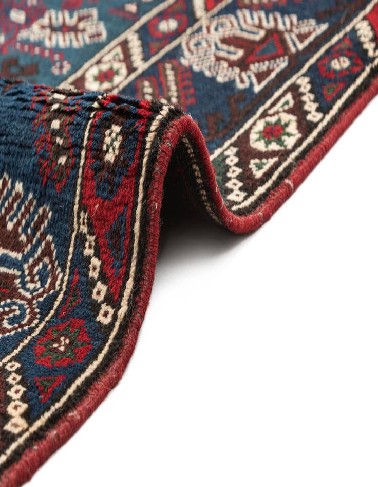 Detail image of 4' 1 x 6' 3 Hand Knotted Balouch Wool Rug