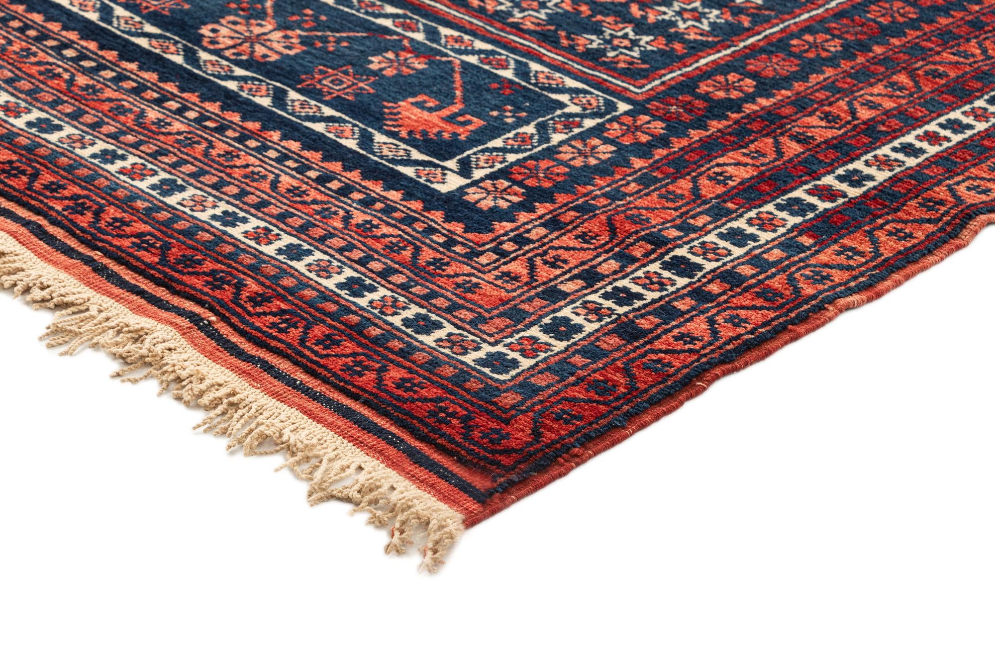 3' 6 x 5' 9 Hand Knotted Balouch Oriental Wool Rug