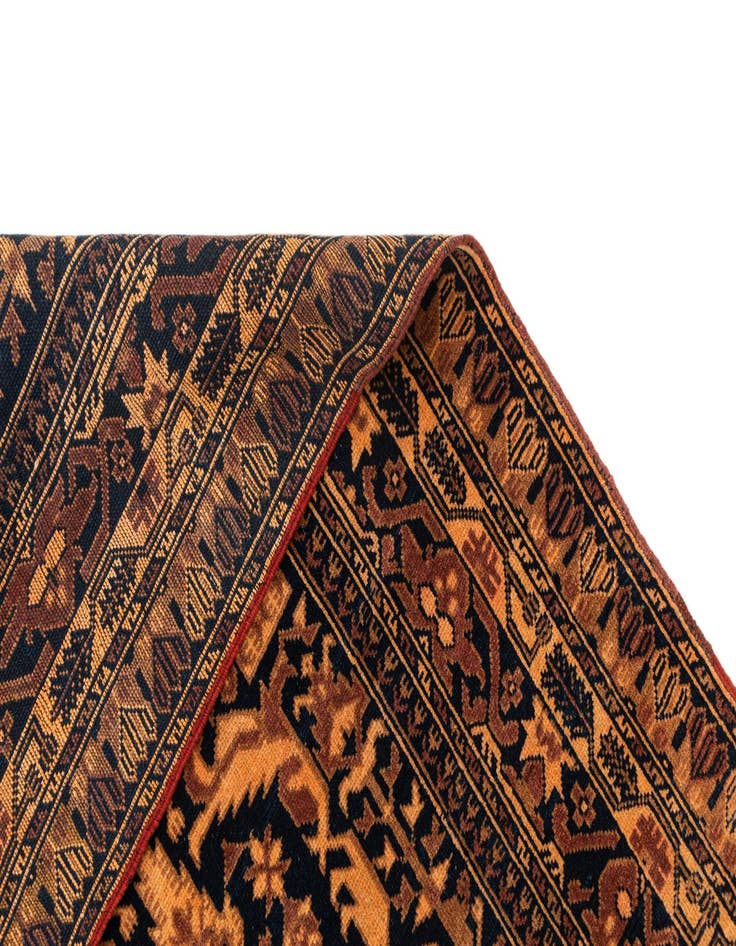 Detail image of 3' 2 x 4' 7 Hand Knotted Balouch Oriental Wool Rug