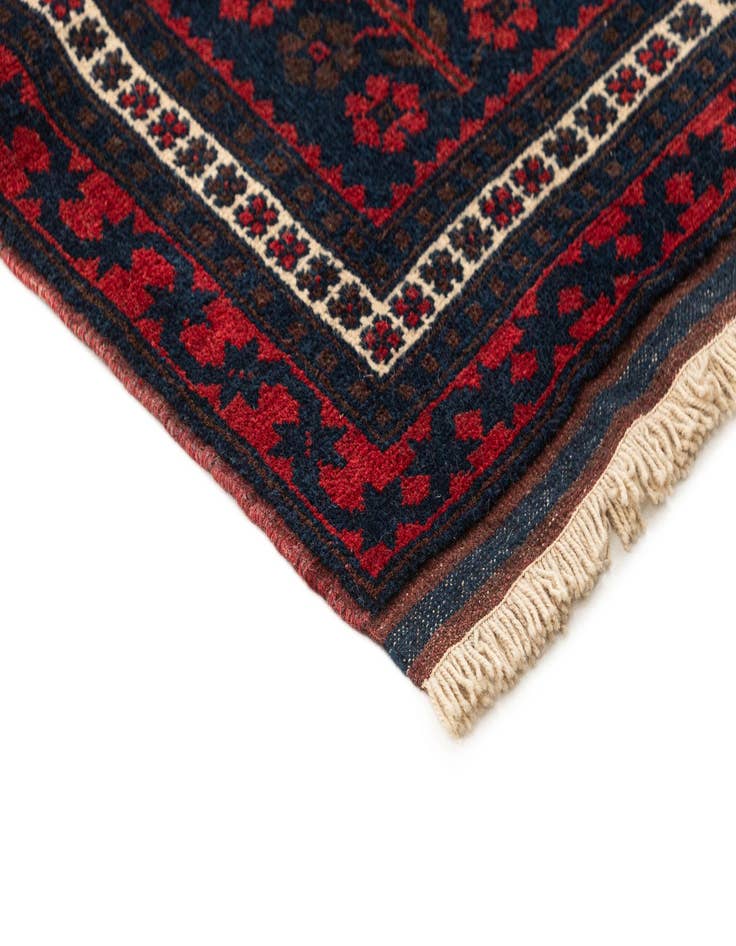 Detail image of 2' 6 x 4' 5  Hand Knotted Balouch Wool Rug