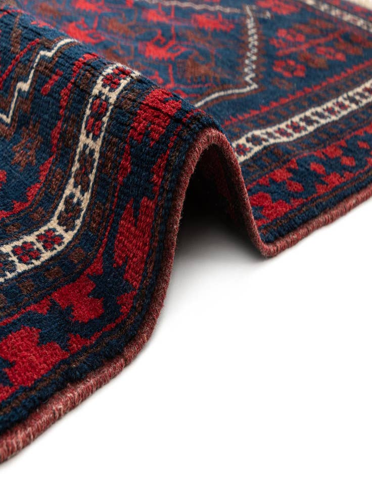 Detail image of 2' 6 x 4' 5  Hand Knotted Balouch Wool Rug