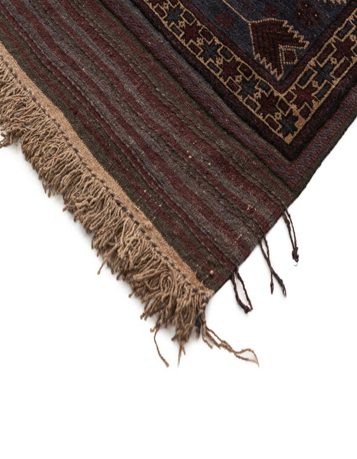 Detail image of 2' 9 x 5'  Hand Knotted Balouch Oriental Wool Rug