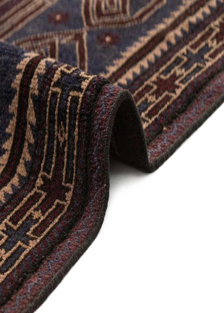 2' 9 x 5' Hand Knotted Balouch Oriental Wool Rug