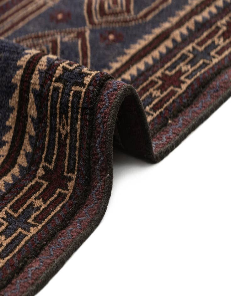 Detail image of 2' 9 x 5' Hand Knotted Balouch Oriental Wool Rug
