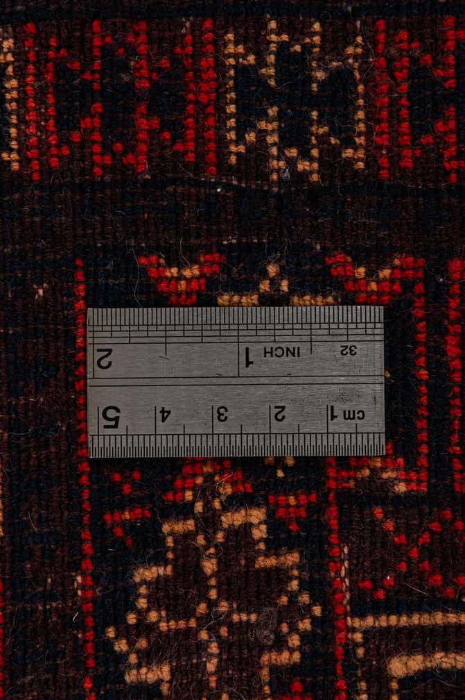 4' 1 x 6' 3 Hand Knotted Balouch Persian Wool Rug