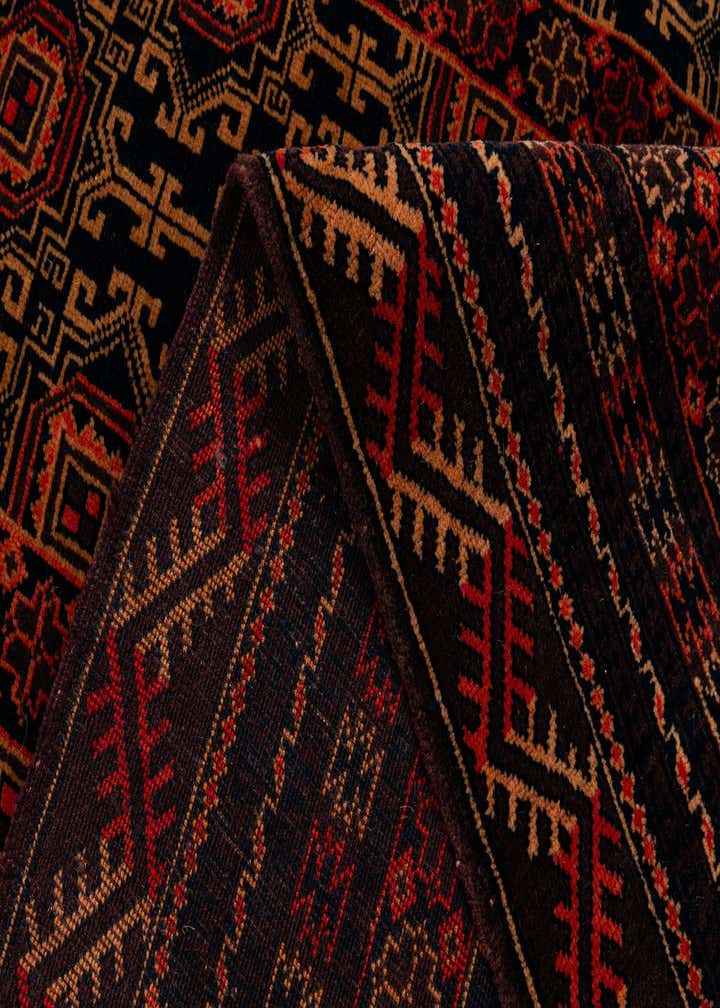 4' 1 x 6' 3 Hand Knotted Balouch Persian Wool Rug