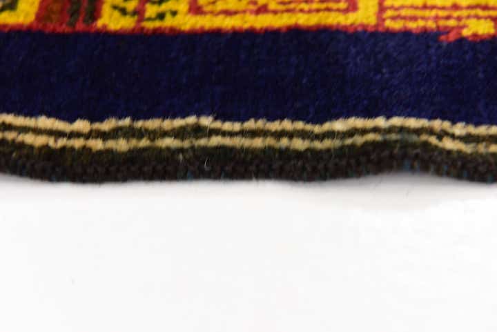 3' x 4' 6 Hand Knotted Balouch Persian Wool Rug