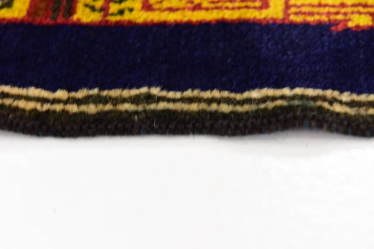 Detail image of 3' x 4' 6 Hand Knotted Balouch Persian Wool Rug