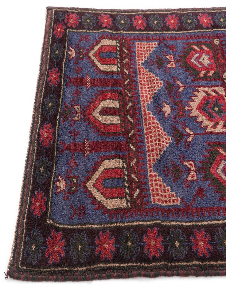 Detail image of 3' x 4' 9  Hand Knotted Balouch Persian Wool Rug