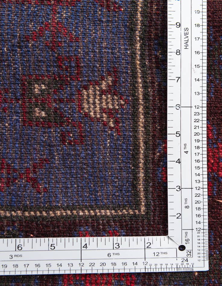 Detail image of 3' x 4' 9  Hand Knotted Balouch Persian Wool Rug