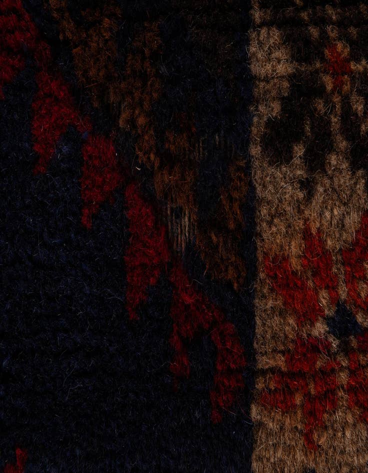 Detail image of 2' 10 x 4' 8  Hand Knotted Balouch Persian Wool Rug