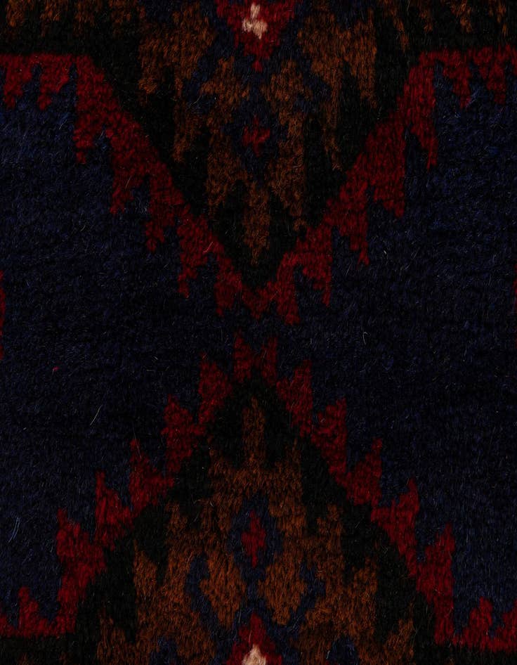 Detail image of 2' 10 x 4' 8  Hand Knotted Balouch Persian Wool Rug