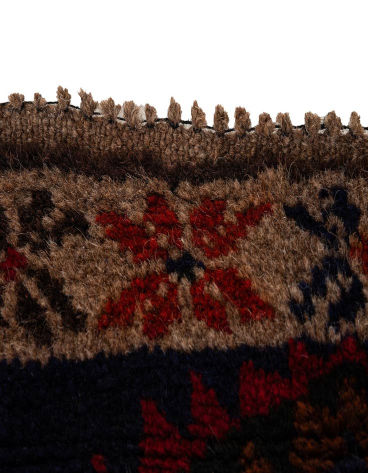 Detail image of 2' 10 x 4' 8  Hand Knotted Balouch Persian Wool Rug