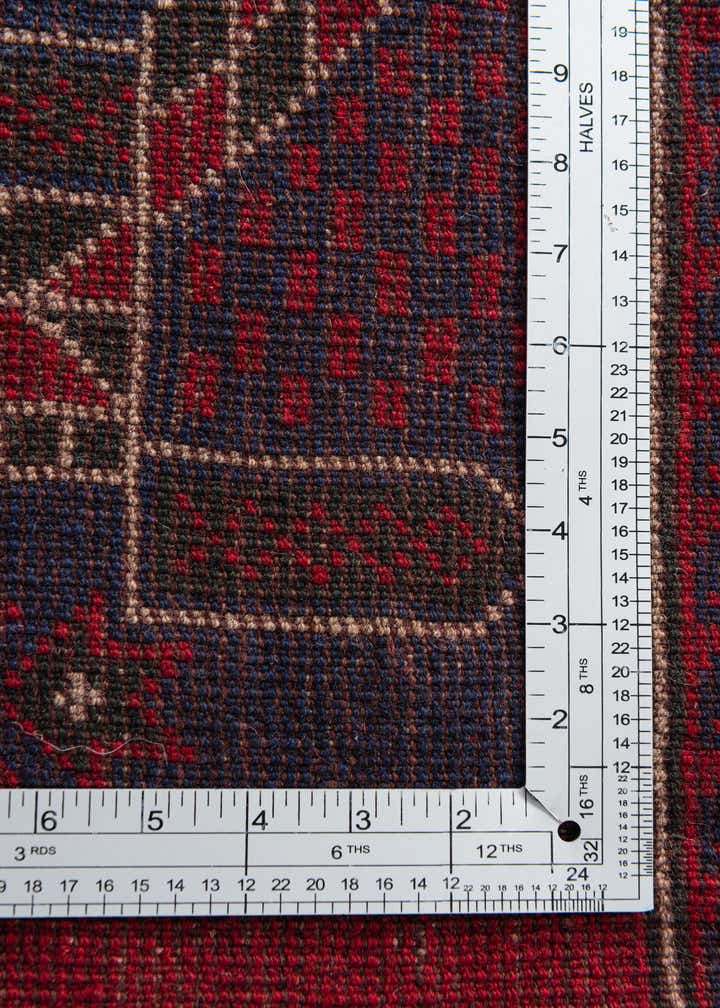 2' 10 x 4' 6 Hand Knotted Balouch Persian Wool Rug