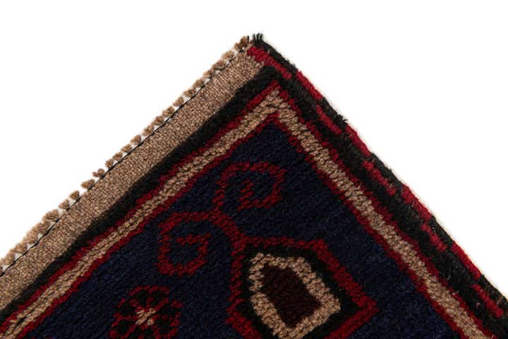 2' 10 x 4' 5 Hand Knotted Balouch Persian Wool Rug