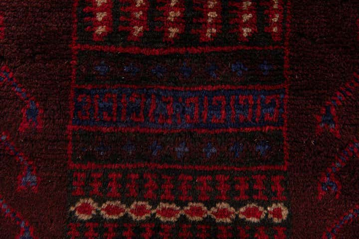 2' 10 x 4' 5 Hand Knotted Balouch Persian Wool Rug