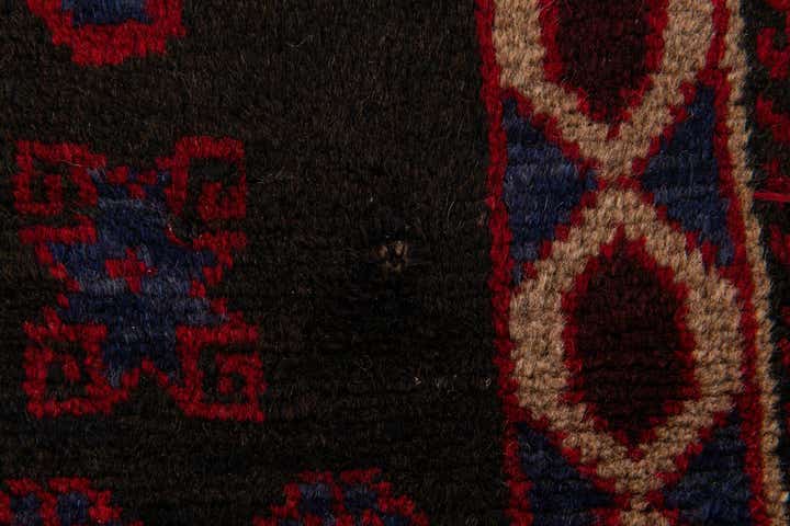 2' 10 x 4' 5 Hand Knotted Balouch Persian Wool Rug